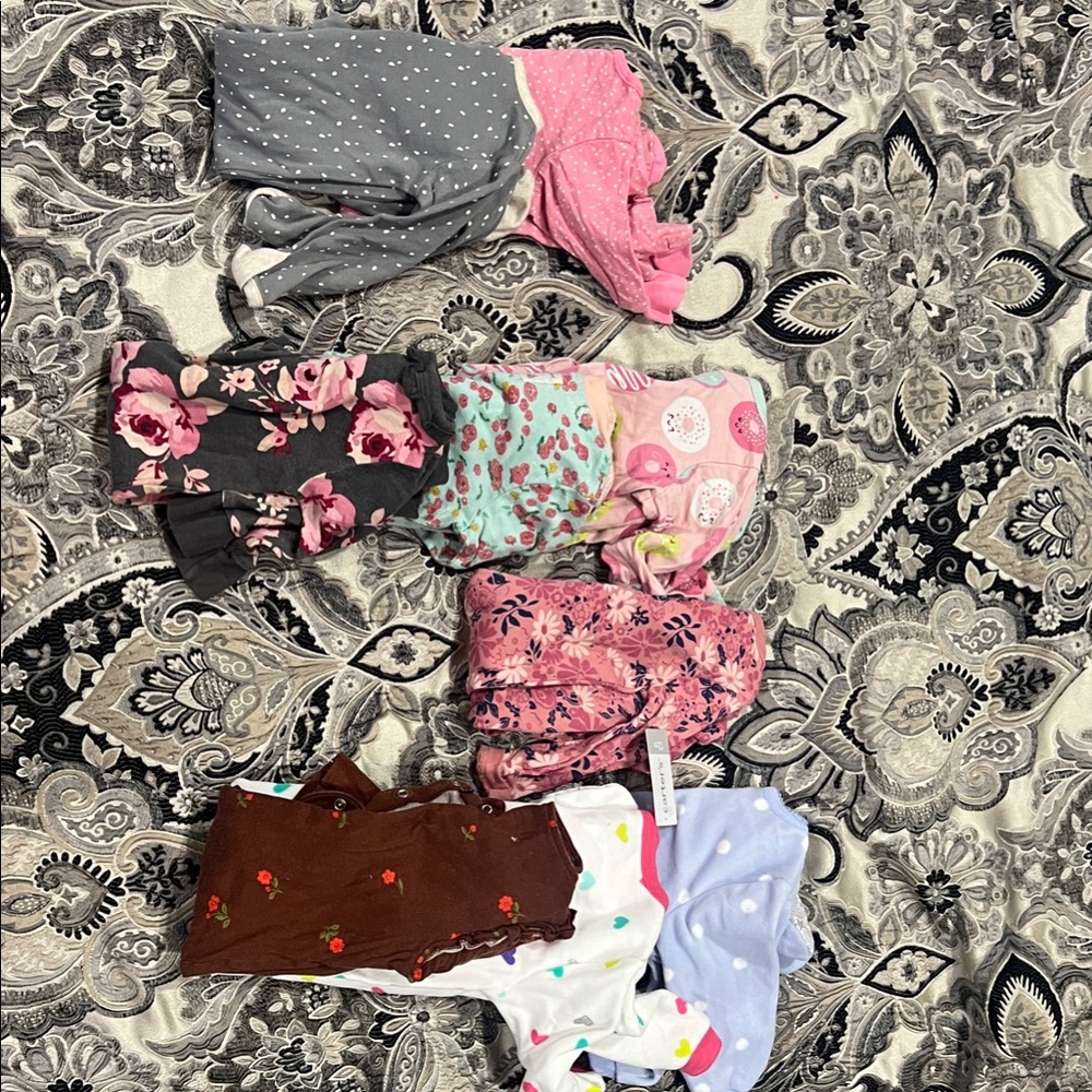 Assorted Baby Girl Sleepers